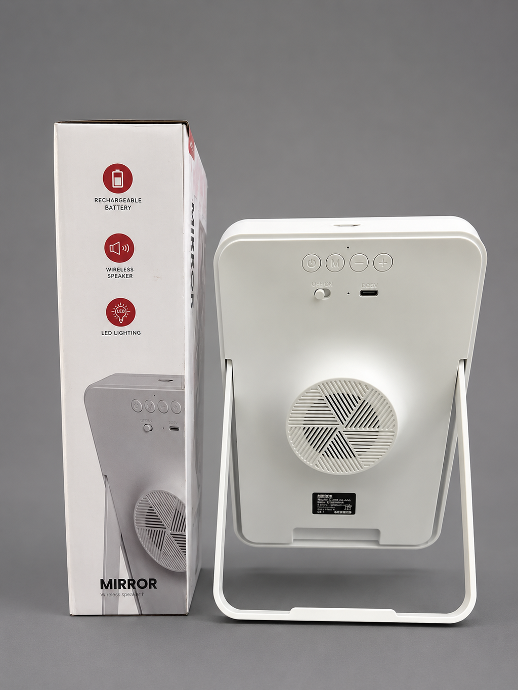 KTS-22 LED Mirror Wireless Speaker