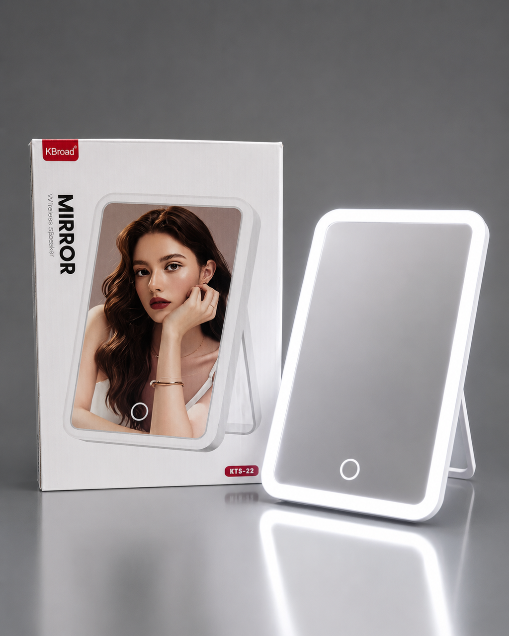 KTS-22 LED Mirror Wireless Speaker